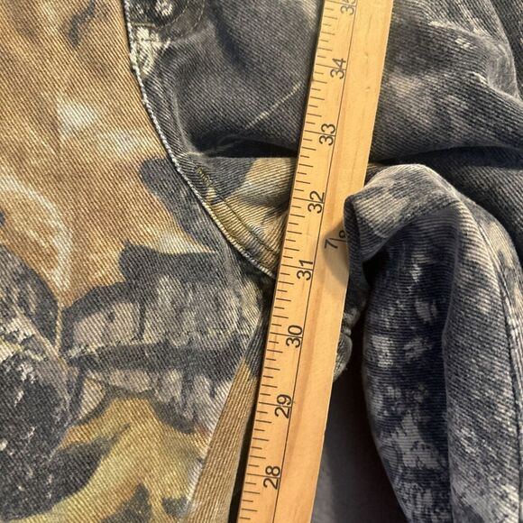 Wrangler Pro Gear Camo Pants Fleece Lined Mens 42x32 Hunting Mossy Oak Break Up - Picture 9 of 12